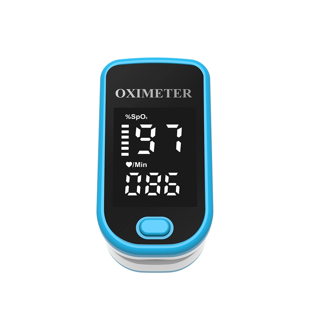 Finger Pulse Oximeter Household Fingertip Handheld Oximeter with LED Display