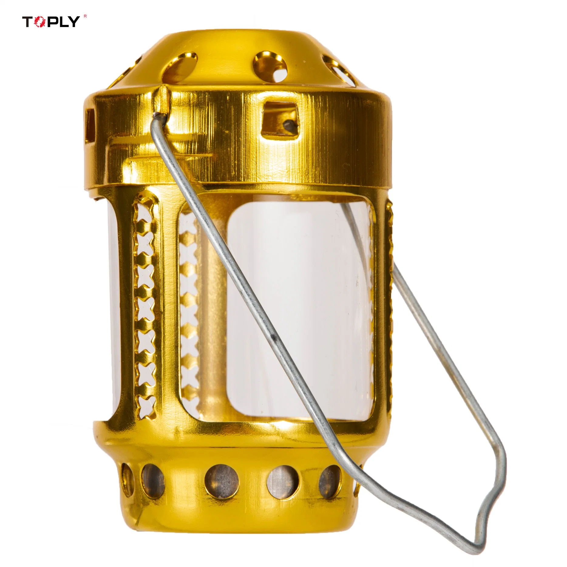 Candle Lantern Mini Bright Aluminium Alloy Brass Night Fishing Hanging Candle Lamp Outdoor Light