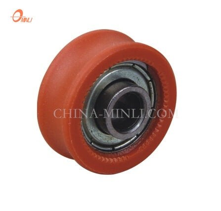 Plastic Nylon U Groove Rolls Pulley Sliding Window Rolls Bearings (ML-AU062)