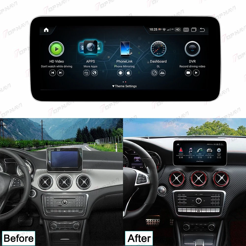 10.25" for Benz Gla Cla Cls Class 2016-2019 Car Radio Video Player