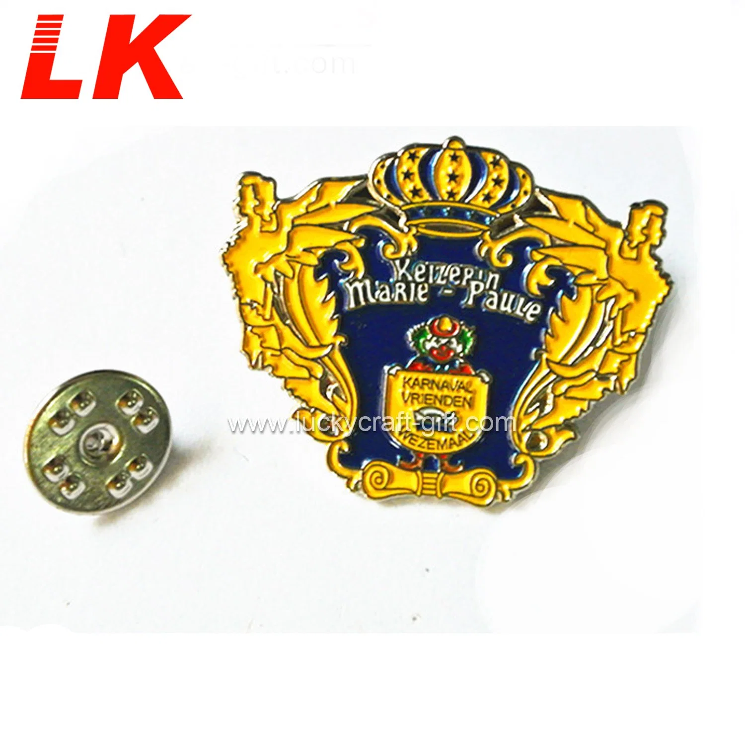 Hot Souvenir Custom Plating Gold Soft Enamel Badge