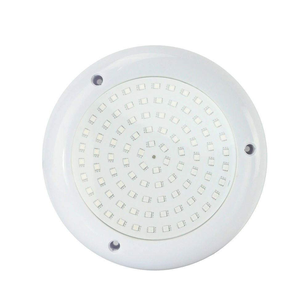 24W 18W Slim Surface Mouted Swimming Pool Light IP68 Underwater LED Light RGBW Blue Cold Cool White 6500K with Remote Control Luz LED De La Piscina