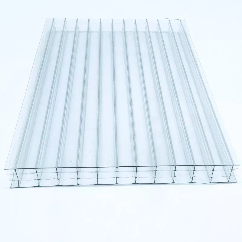 Greenhouse Polycarbonate Hollow Sheet Twin Wall Plastic Board for Bus Shelter