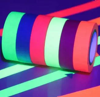 Music Festival UV Fluorescent Cotton Tape Black Light to Enhance The Atmosphere