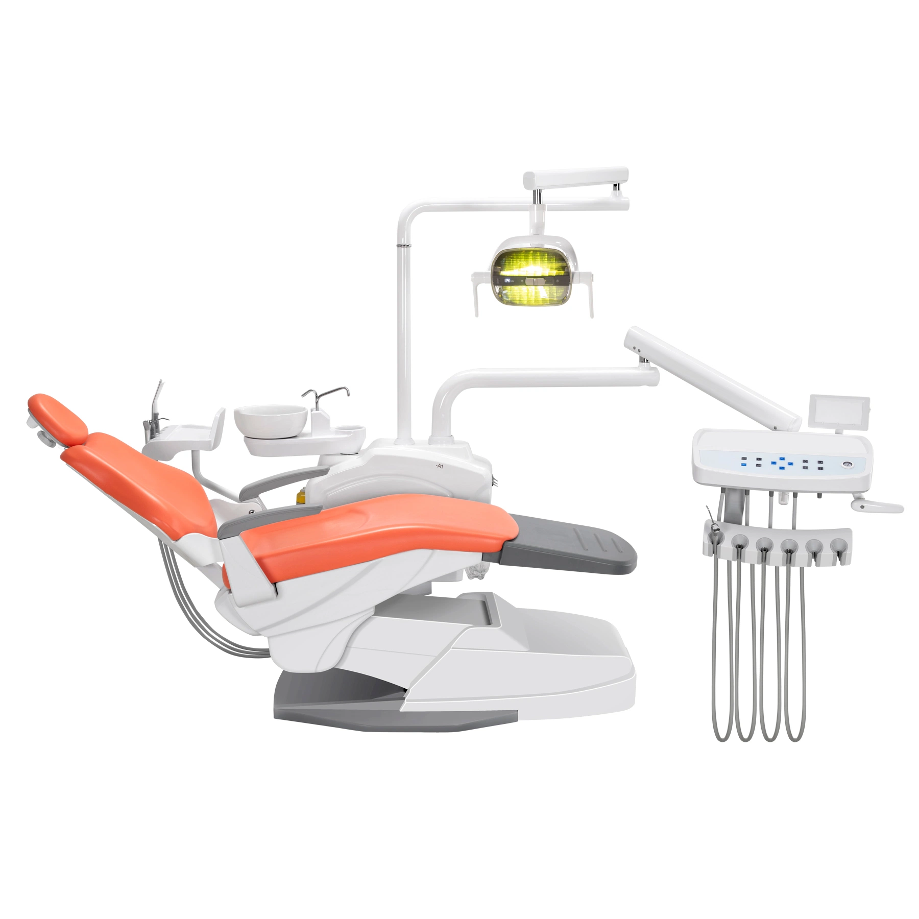 CE aprobado Fn-A1 Cheap Guangdong Foshan Economía Dental Chair Japón Silla Dental Unidad Dental integrada