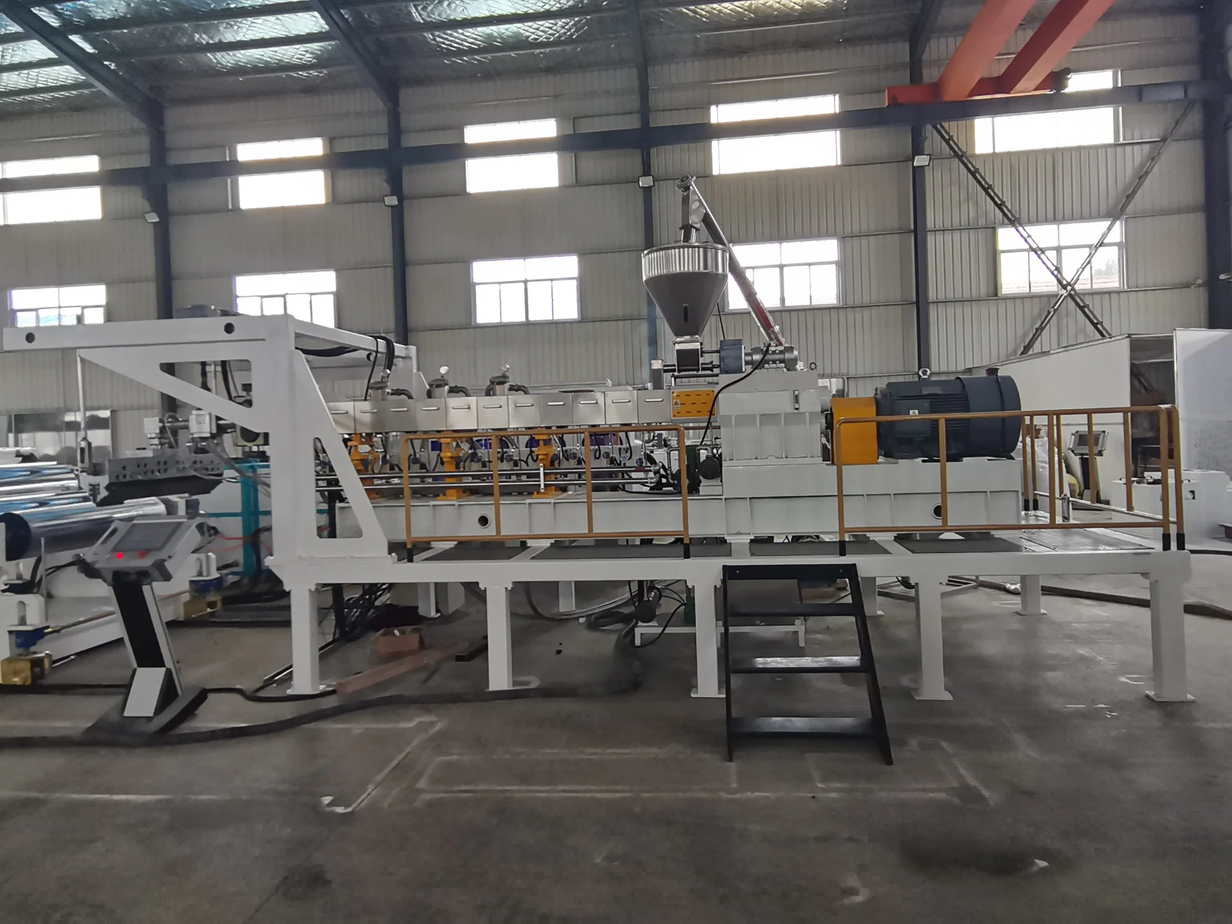 High Speed Output 0.2mm-3mm Thickness 600mm-3000mm Width Customized Pet Sheet Rigid Film Extrusion Making Machine