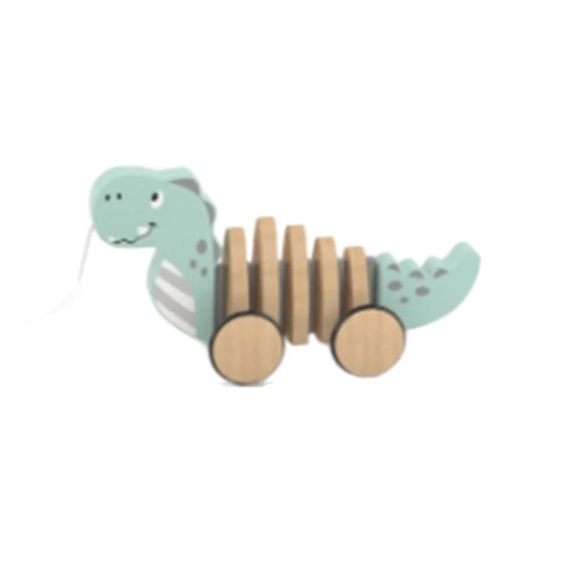 ODM/OEM Wooden Pull Along Toys Kids Favorate Animal Toys