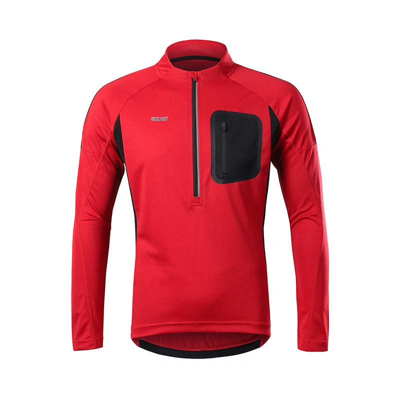 Wholesale/Supplier Mens Quick-Dry Wicking Breathable Long Sleeve Premium Cycling Jersey