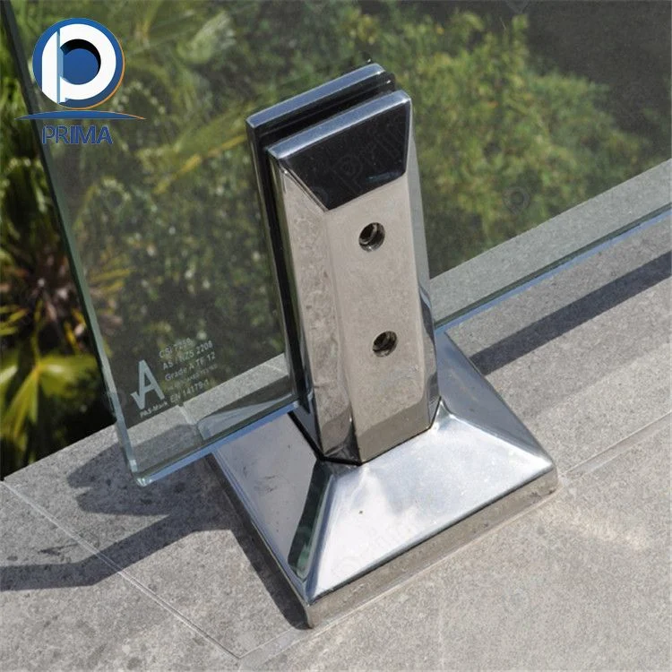 Prima Manufacturer Spigot Balustrade Spigot Glass Railing Stainless Steel Glass Pool Fence