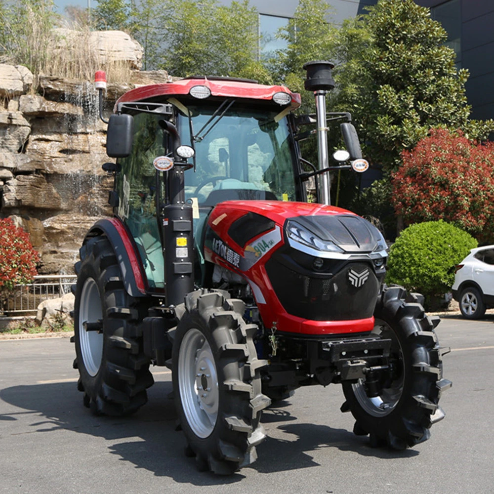 Prix d'usine bon marché 4X4 90 HP moteur 4 cylindres neuf Tracteurs à vendre