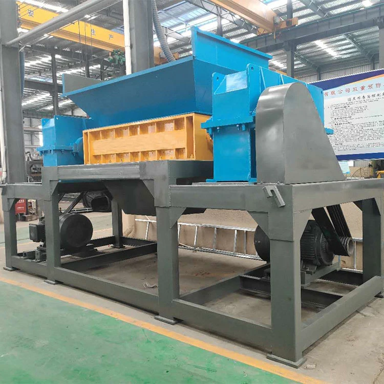 Double Shaft Industrial Shredder Wood Sofa Scrap Metal Wire Crushing Shredder Machine Sale