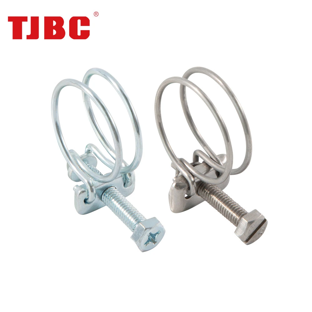 Quick Release Stainless Steel Double Wire Hose Clamp Wire Spring Hose Clamps