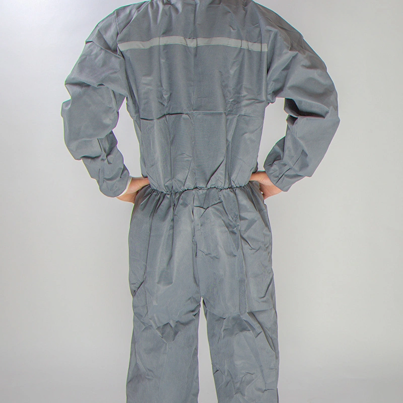 Manufacturer Wholesale/Supplier Disposable Chemical Safety Clothing Work with Reflective Tape