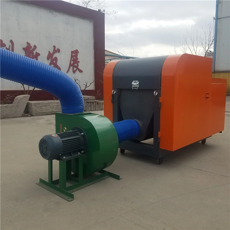 Waste Textile and Cotton Cutting Machine Fabric and Yarn Shredder Capacity 500-1000kg/H Waste Denim Cutter Polyester Fiber Cutting