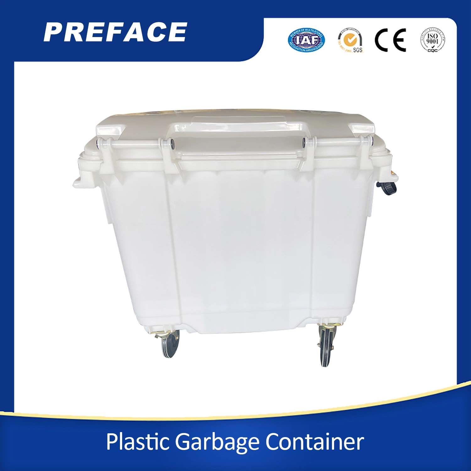 660 Liter Plastic Garbage Bin, Big Waste Container on Sale and Big Size Plastic Dustbin