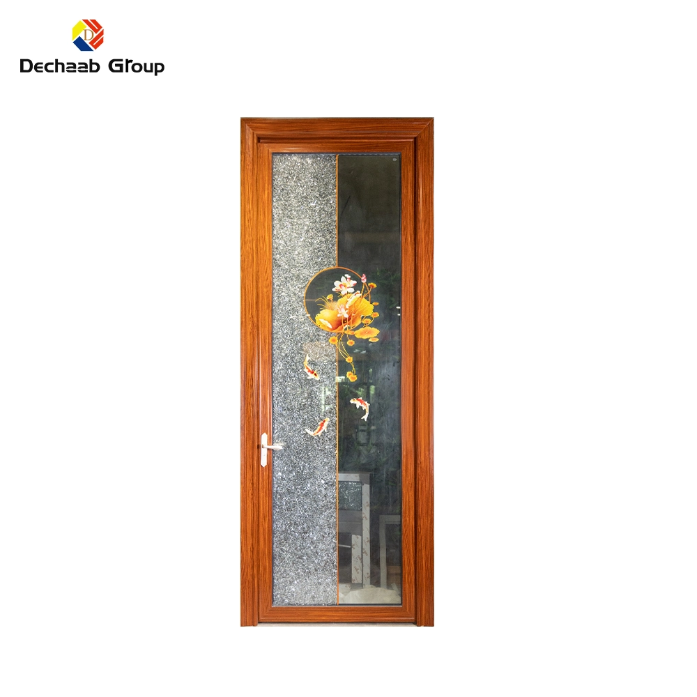 Economic French Style Aluminum Bathroom Glass Door