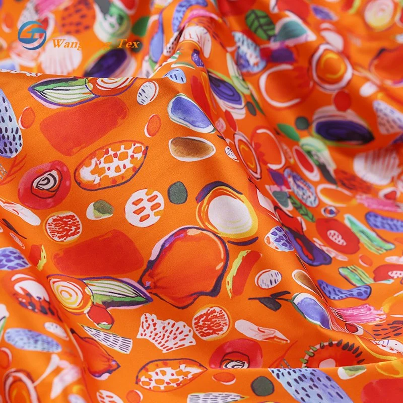 Most Popular Animal Snake Satin 100% Pure Silk Woven Fabric
