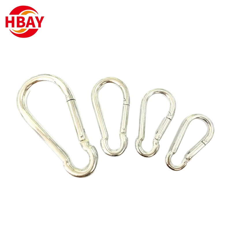 Promotional Metal Carabiner Hook Spring Snap Hook with Screw Lock