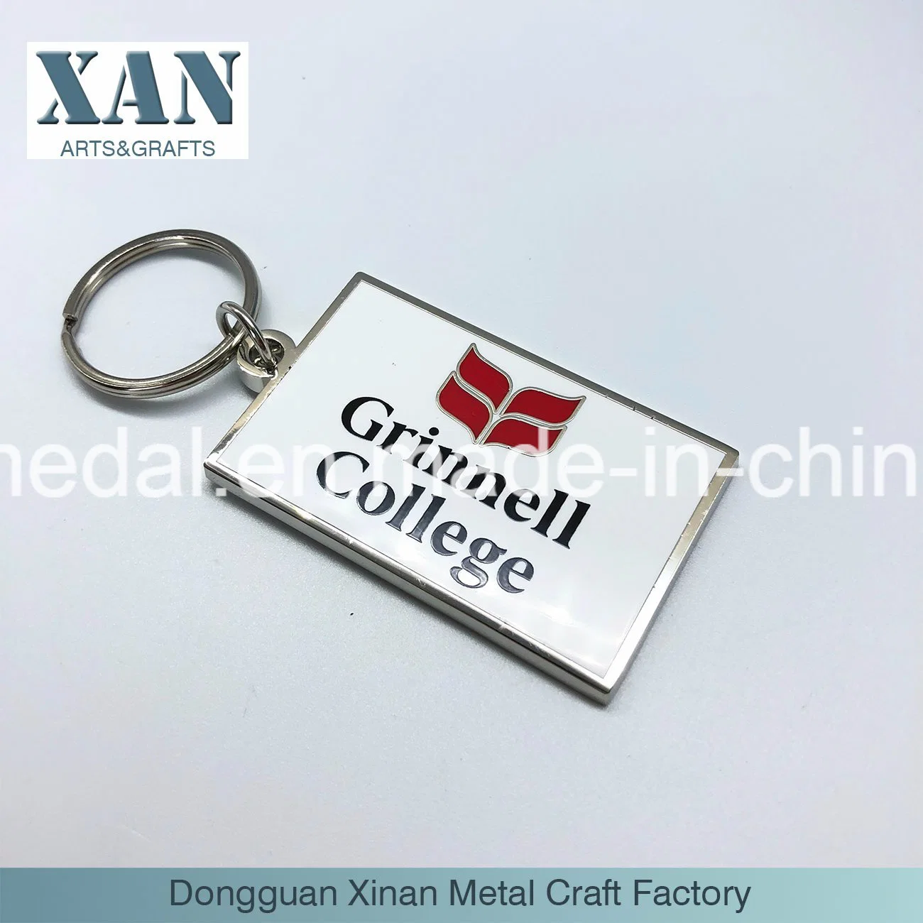 Xinan Promotional Gift Zinc Alloy Metal Soft Enamel Keychain