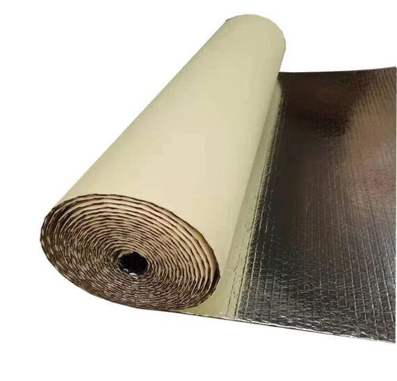 Personalização básica tejadilho de bolhas de alumínio com barreira de barreira autocolante Radiant Barrier Isolamento material de isolamento térmico para o Prédio de Metal/Madeira / Construção