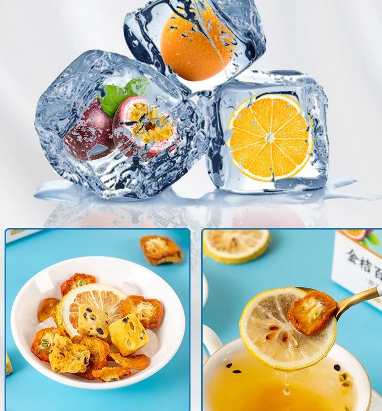 Free Design Passion Fruit Kumquat Lemon Mixed Dried Fruit Tea Iced Summer Flavor Drinking