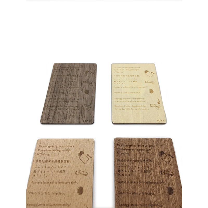 Eco-Friendly Membership Card Bamboo Material RFID Business Gift Card