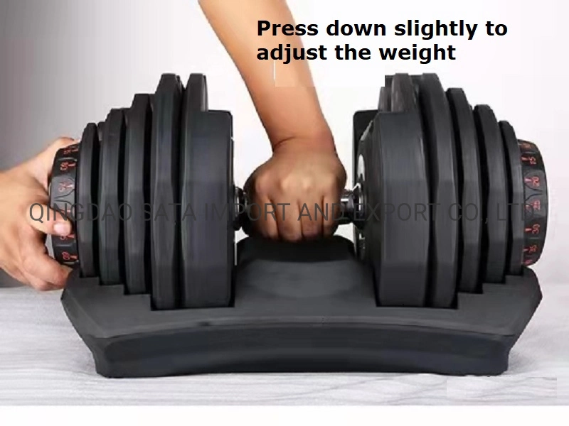 China Made Home Gym Equipment 40kg Adjustable Weight Dumbbell