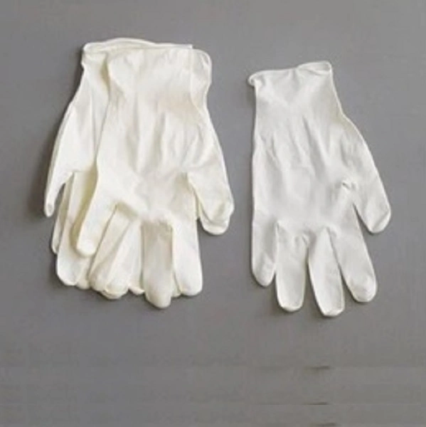 High quality/High cost performance  White Protective Disposable Latex Gloves Without Powder