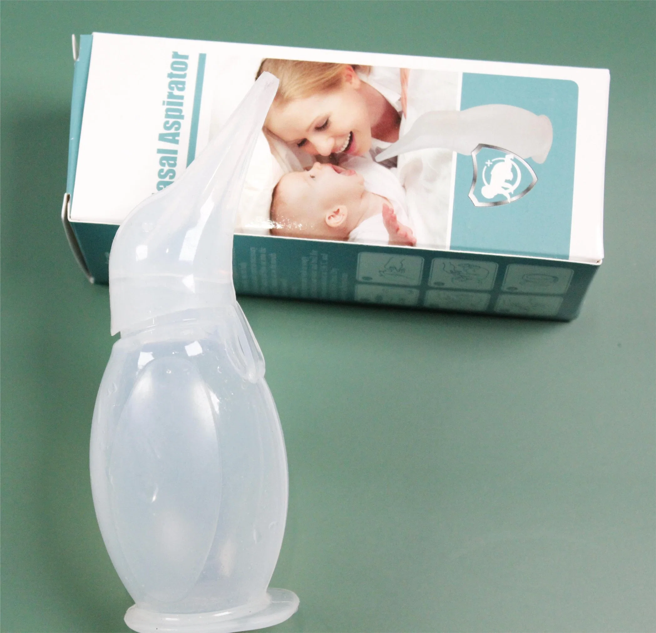 Aspirateur à bec en silicone, nouvelle conception, aspirateur nasal pour nourrisson Pour le nettoyage des bébés