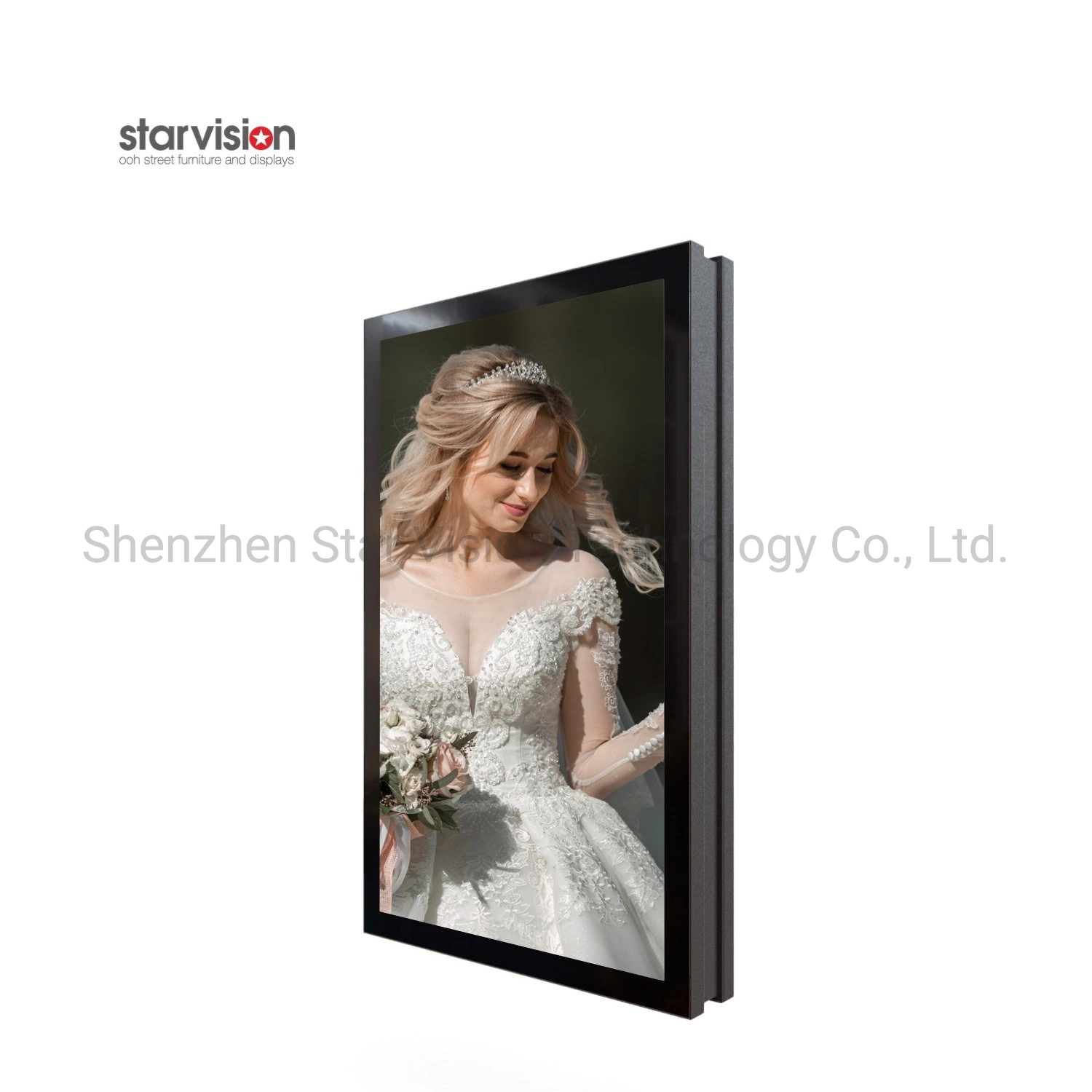 Double Side Aluminum Outdoor Water Proof LED Poster Frame for Advertisement