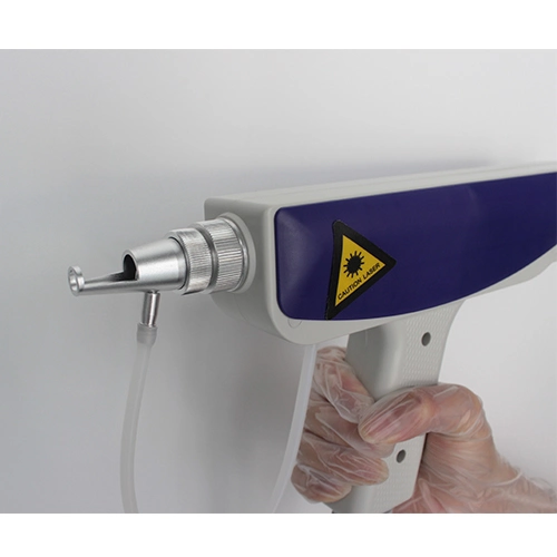 Portable Laser Tattoo Removal Q Switched ND YAG Laser with Adjustable Probes