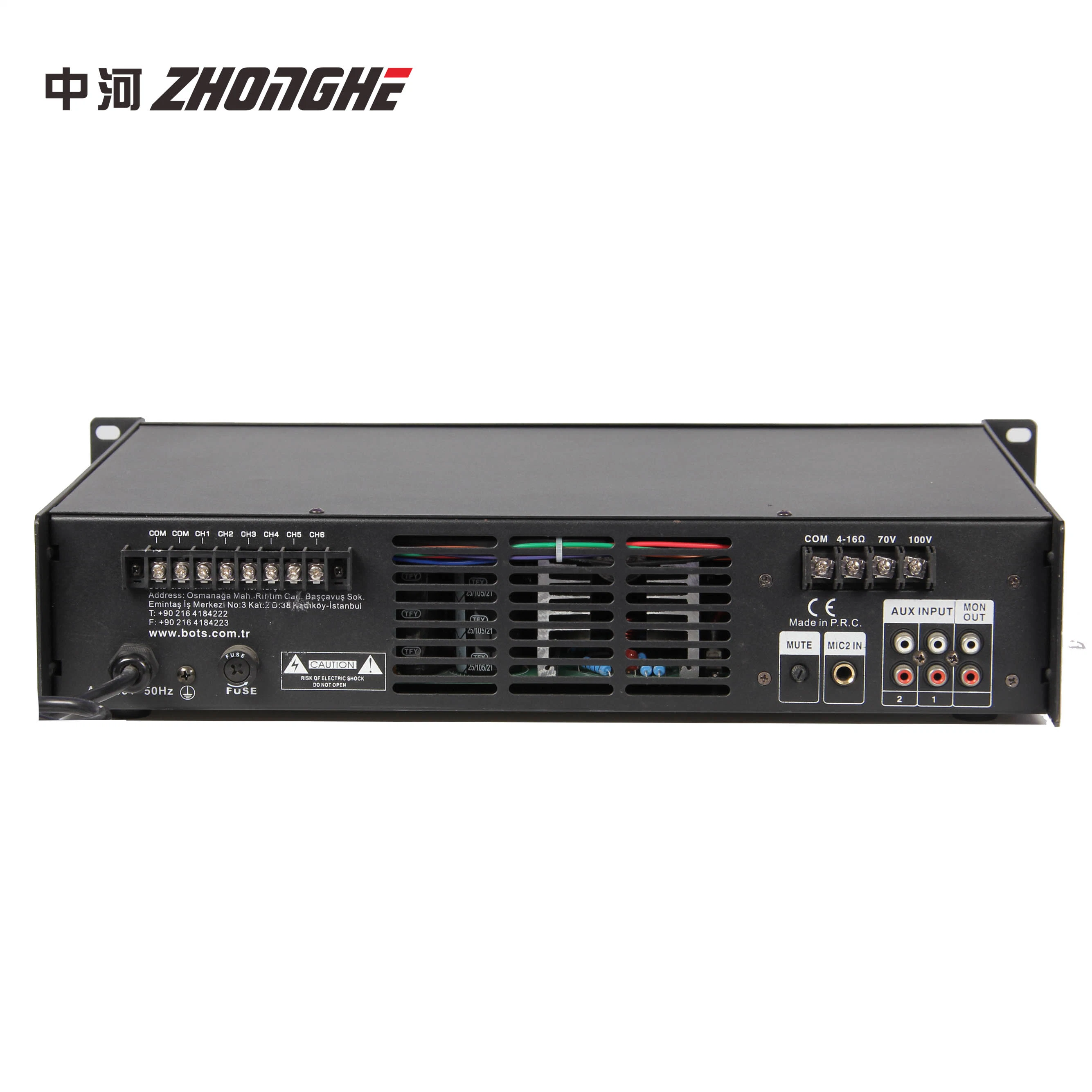 Prfessional PA System 5zones Power Amplifier