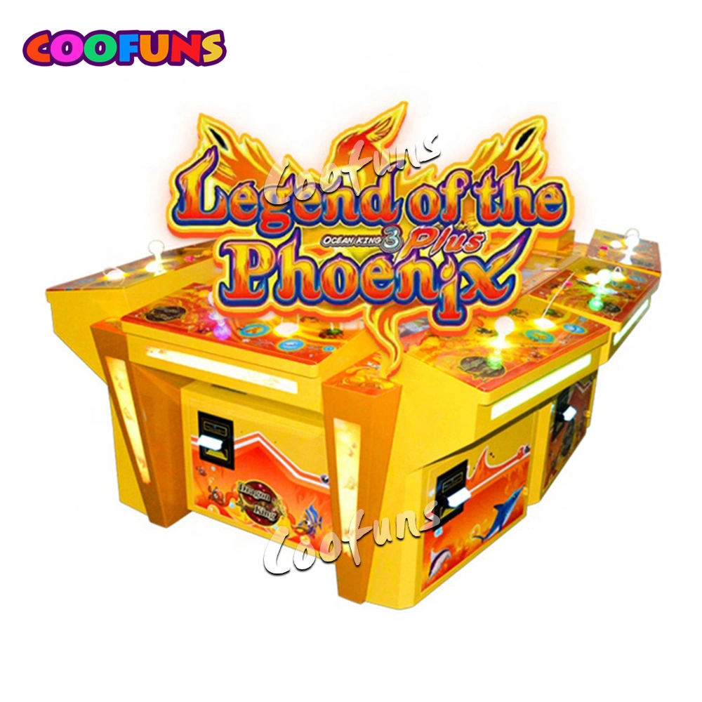 Coofuns Coin Operated Shooting Fish Game Machine Gambling Fishing Table