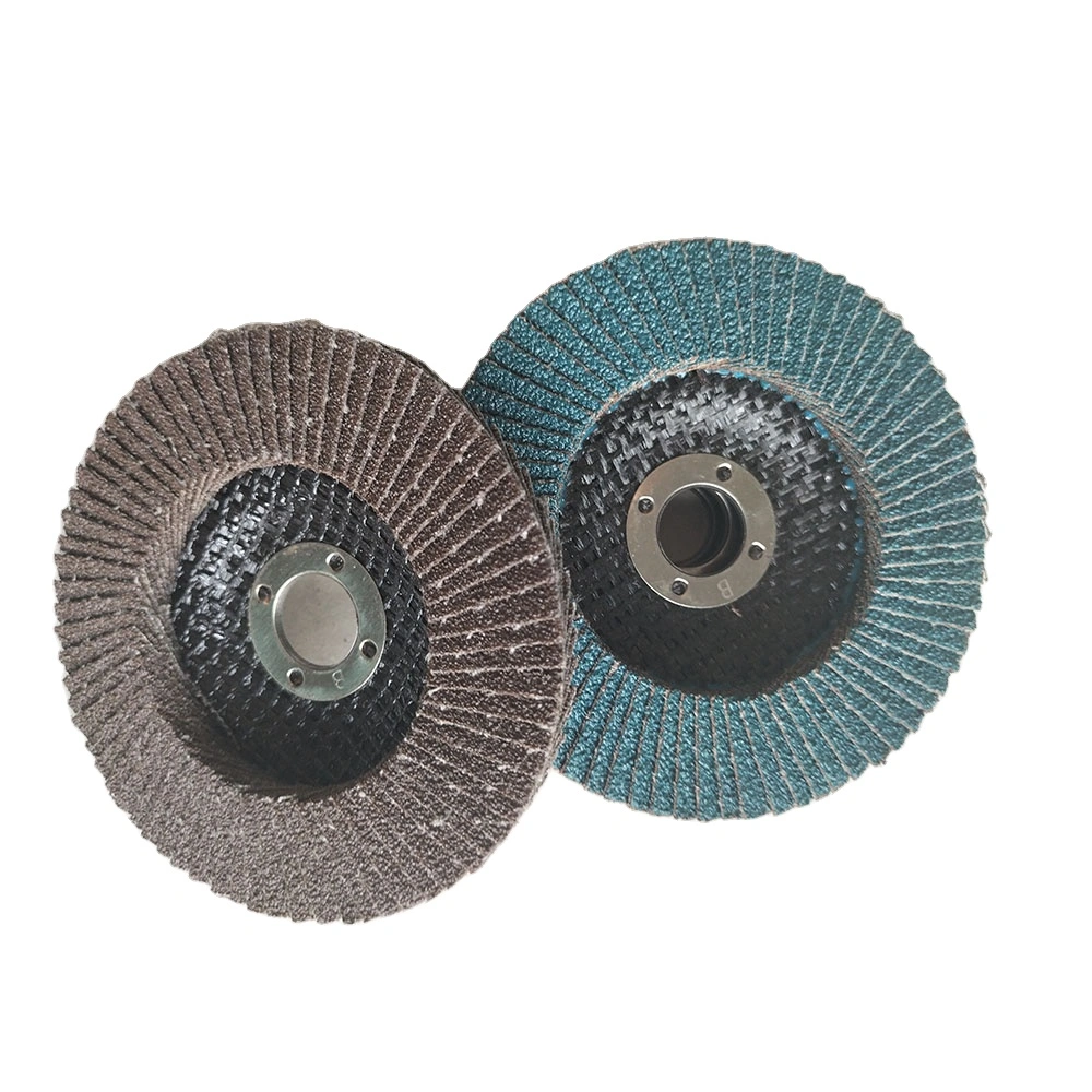 4&prime; &prime; Zirconia/Aluminium Oxide Abrasive Flap Grinding Wheel Disc for Metal Tube