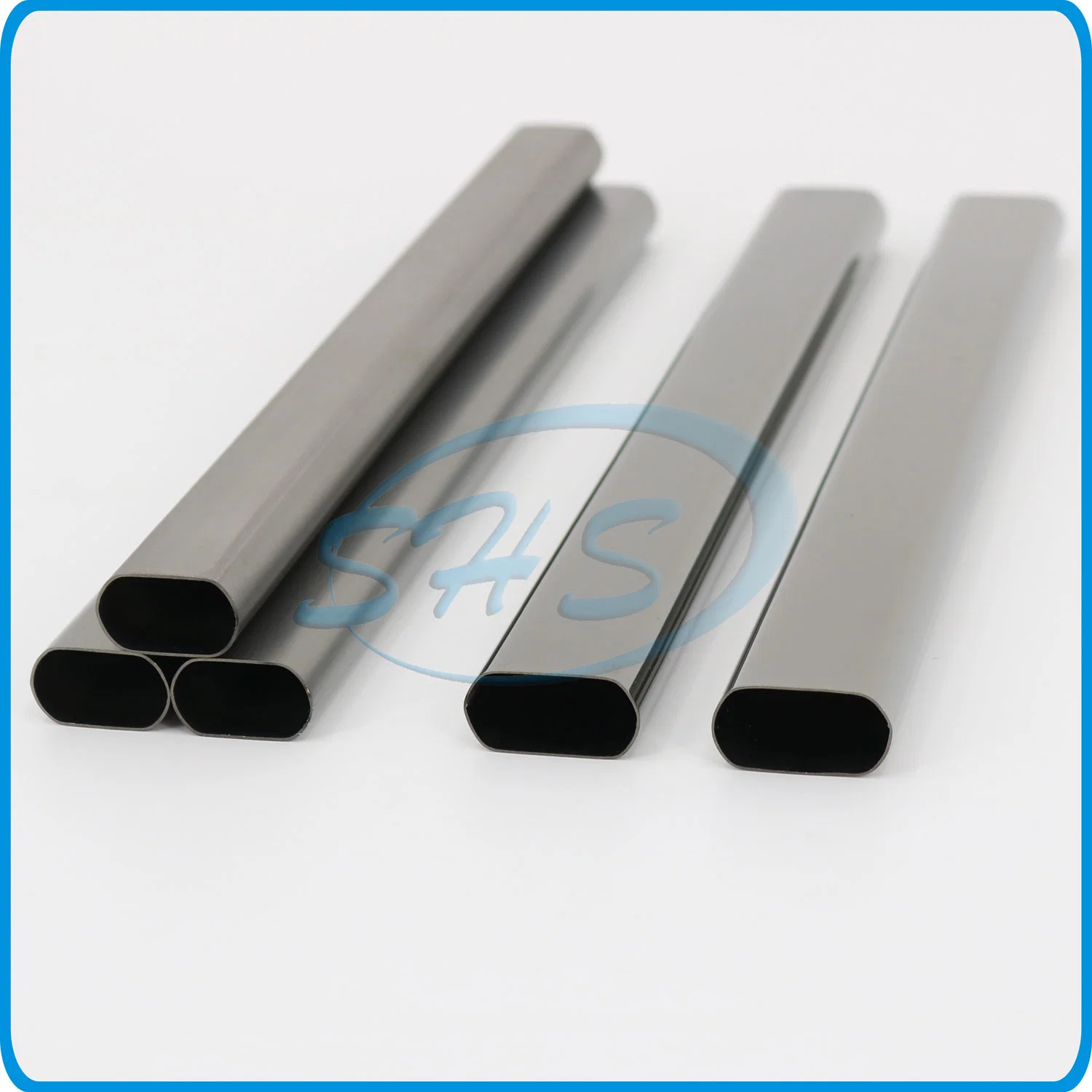 Stainless Steel Flat Sided Oval Pipes (Tubes) as Auto Fittings