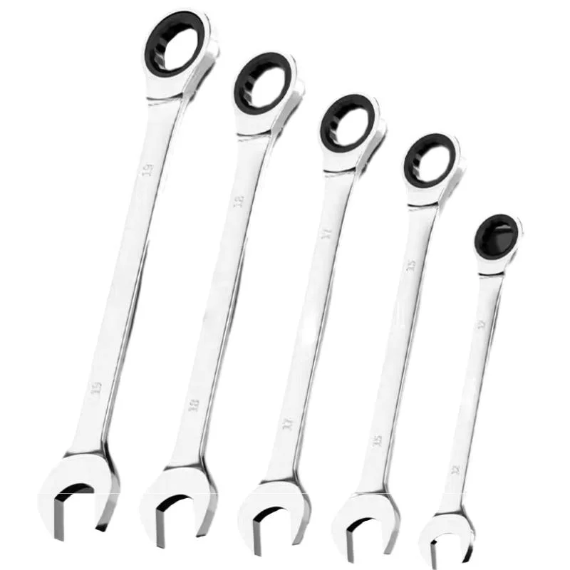 Easy to Operate Home Maintenance/Car Repair Manual Tools, Mirror Fork, High Torque Wrench Set, Dual Purpose Combination Wrench