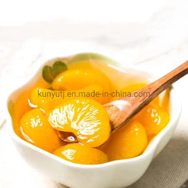 Health Canned Food Canned Mandarin naranjas en lata de sirope claro Naranja