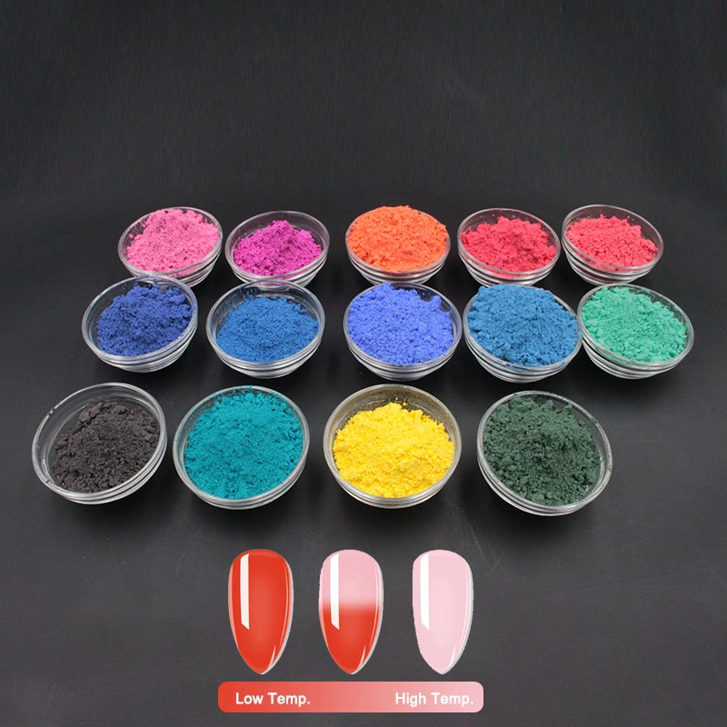 Hot Sale Blue-White Pigment thermochromique pour nail art