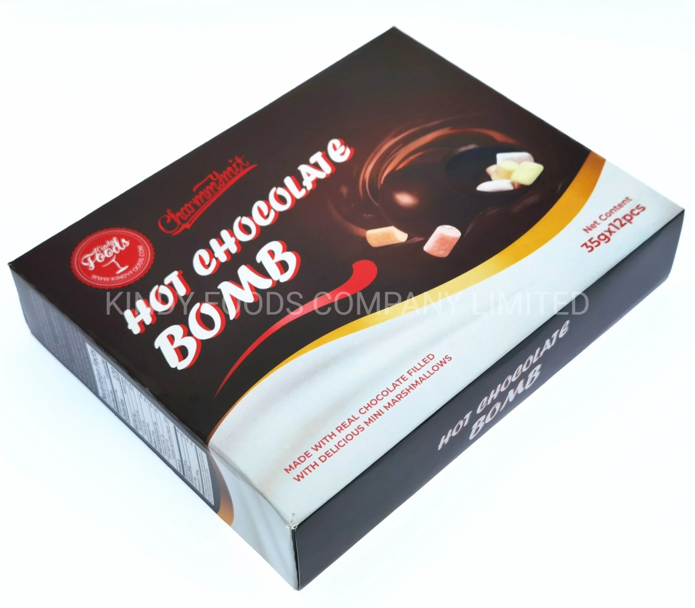 Fartory Direct Wholesale FDA Pure Cocoa Hot Chocolate Bomb with Marshmallows