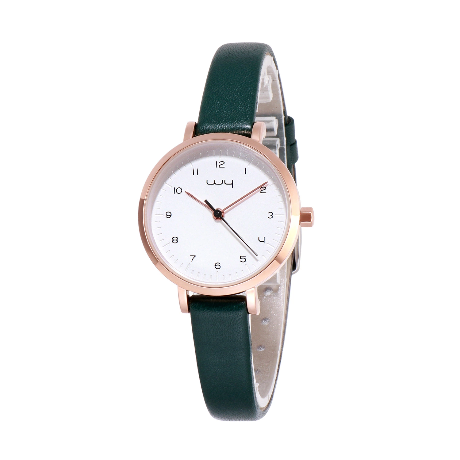 Fashion Clock Wholesale/Supplier Leather Strap Quartz Ladies Wrist Watch Wy-163