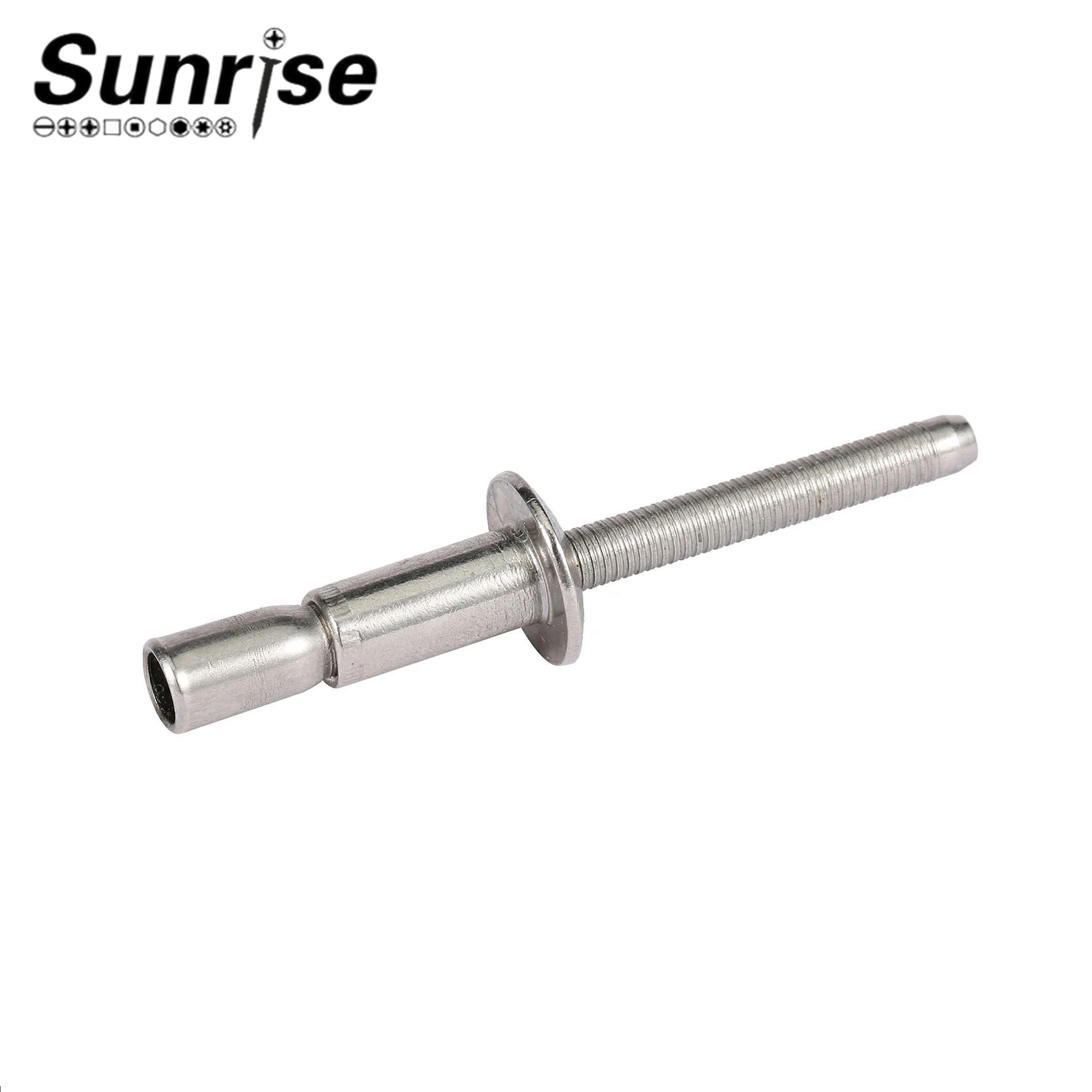 Stainless Steel Outer Lock Round Head Wire Drawing Rivets A2304 Cup Type Outer Lock Squeeze Drawing Nai