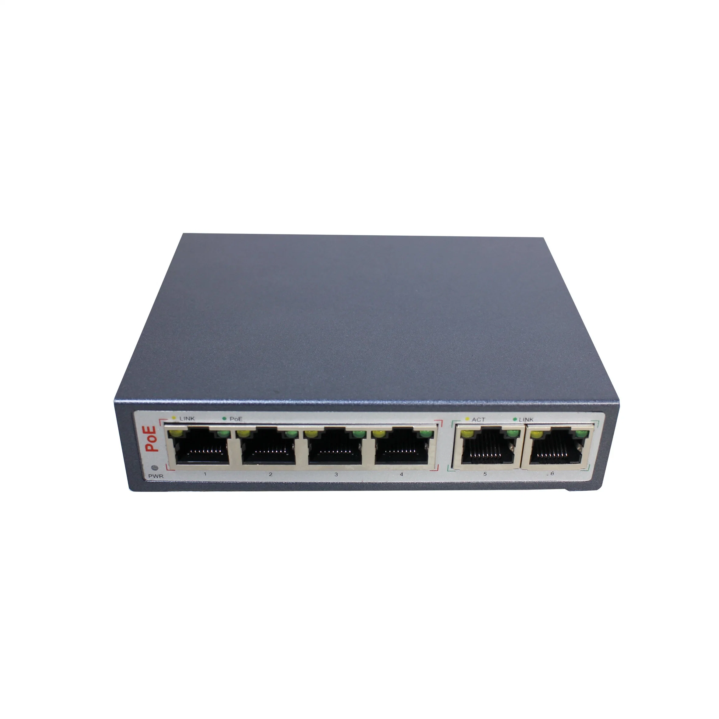 250W High Power Dante Poe Network Switch with 4 Poe Ports Professional Dante Audio Poe Switch OEM Novation Mininova