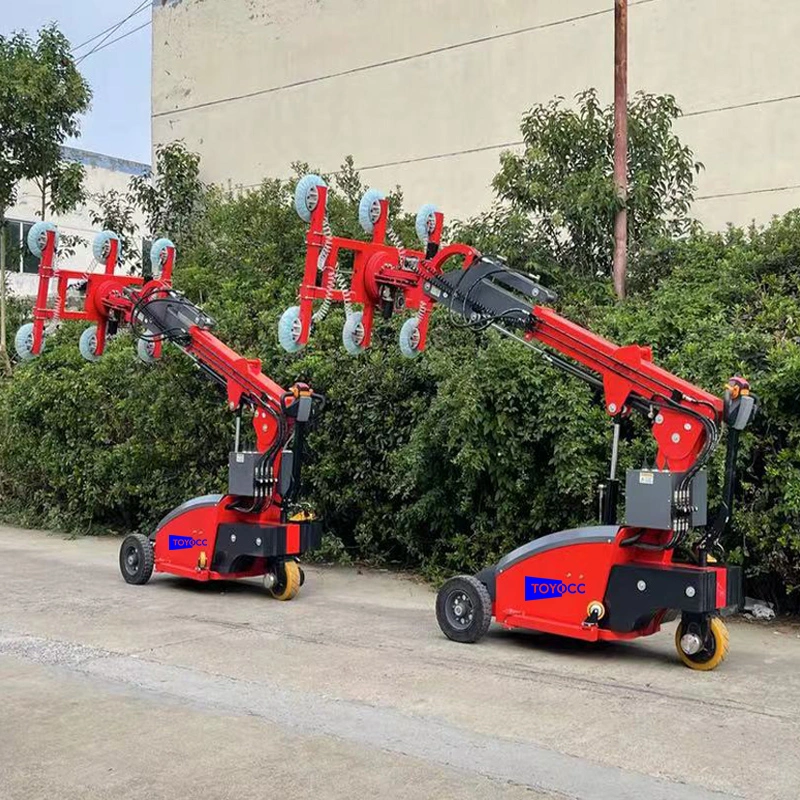 Robot de vidrio de vidrio de alta calidad/Manipulador de vidrio/trabajador de vidrio/ aluminio de chapa de acero Cortina de lifter de piedra pared y ventana instalación de la norma CE