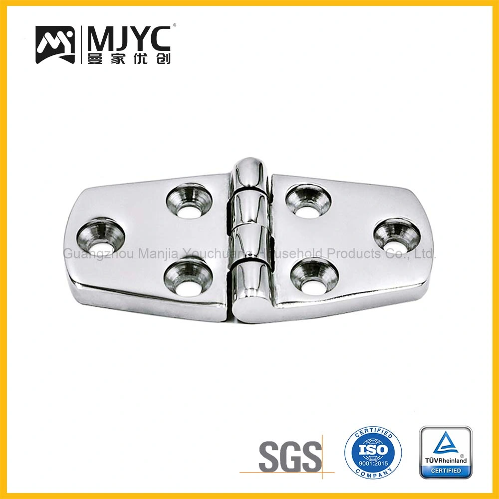 1 Pair 3" X 1.5" Boat Door Hinge Strap Marine Hatch Hinge Stainless Steel 316 6 Holes Casting Hinge (76mm X 38 mm) W/Fasteners for Boat Rvs (Pair)