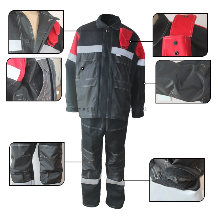 Work Clothes Fr Cotton Industrial Fireproof Fire Safety Boiler Suit