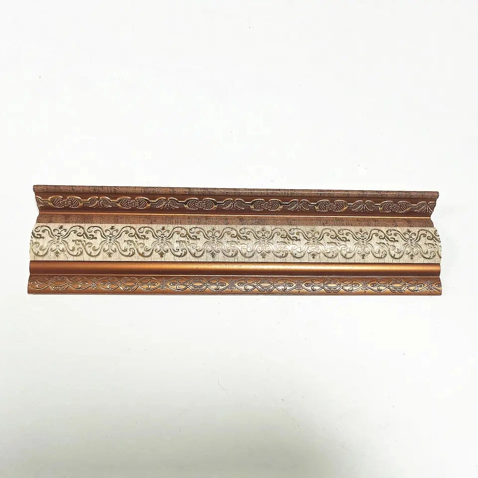 O novo limite máximo de poliestireno PS Cornija Frame Crown Molding PS cornija de moldagem por linha de material de construção