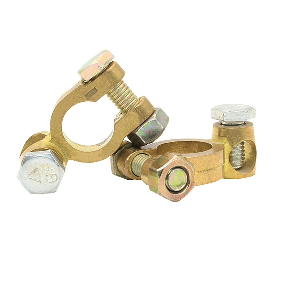 C6 Car Battery Wire Clamp Clip Battery Connection Pure Brass Terminal Auto Accessories Vehicle Spare Parts