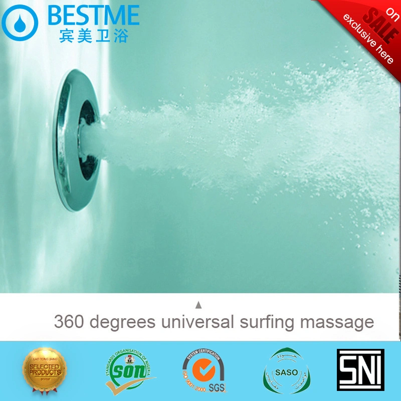 Cheaper Price Design Bathroom SPA Tub Free-Standing Massage Bathtub (Kb-395)