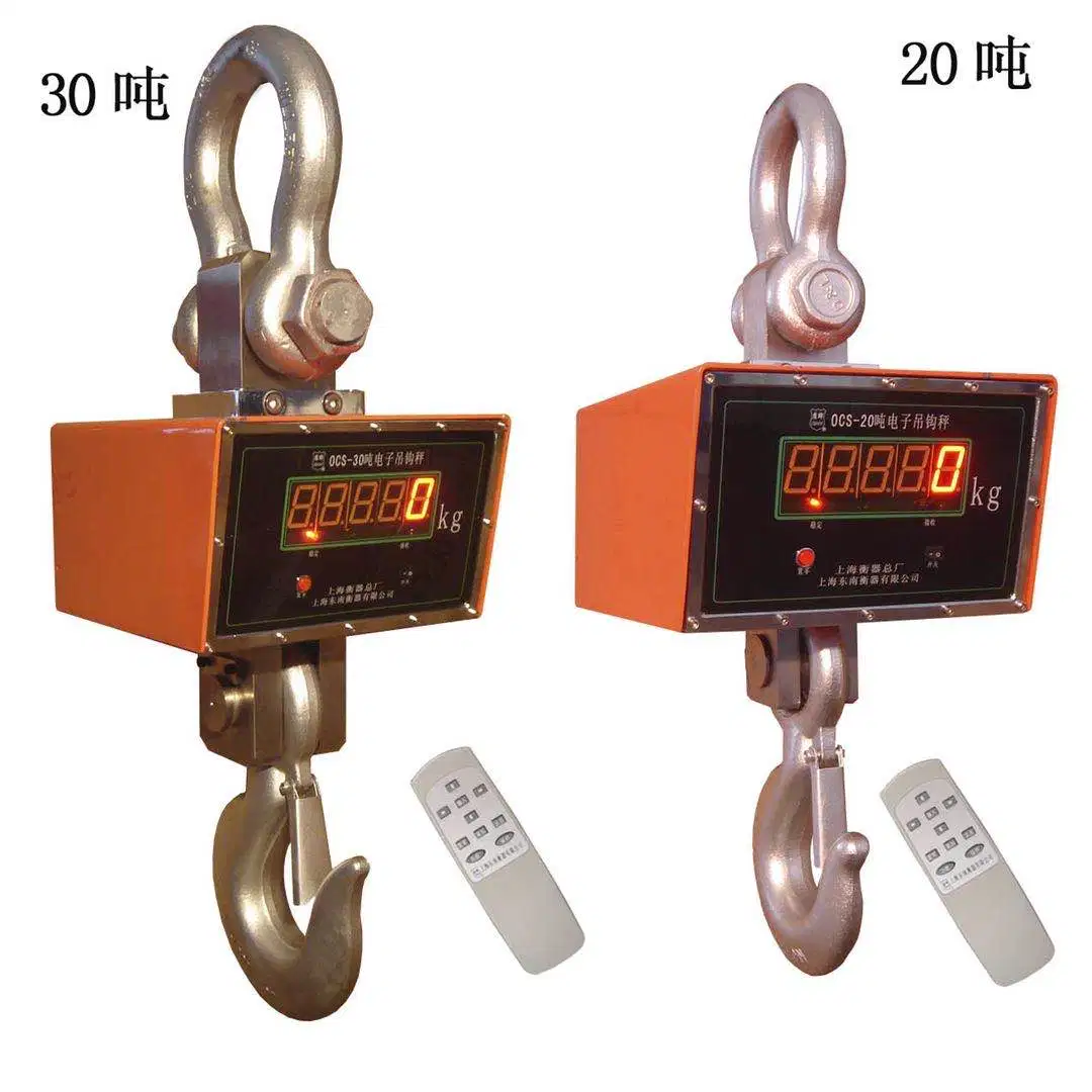 Professional Crane Scale Luggage Strap with Digital Scale Hanging Hook Explosion Proof High Temperature