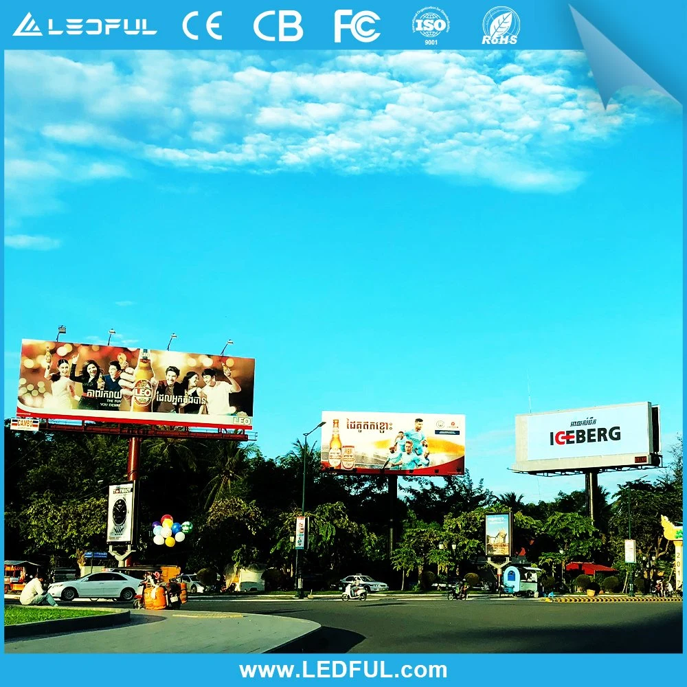 P8 al aire libre Banner Pro IP65 3840Hz LED Publicidad exterior